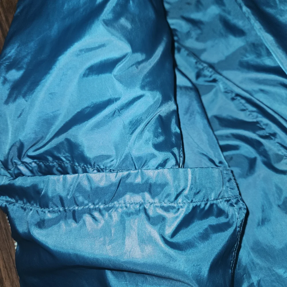 Lands' End Kids Aqua Hooded Puffer Jacket